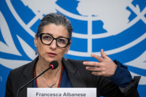 Francesca Albanese, Sonderberichterstatterin über die Menschenrechtssituation