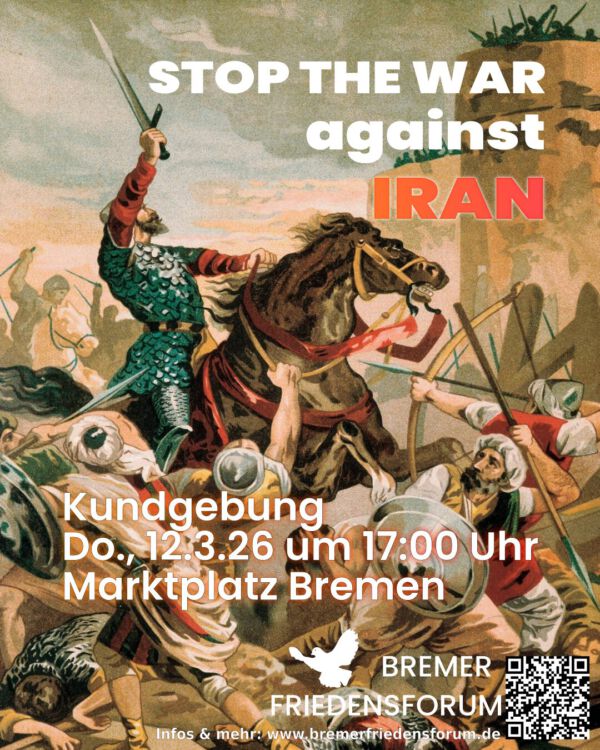 Kundgebung: Stop the War Against Iran @ Marktplatz